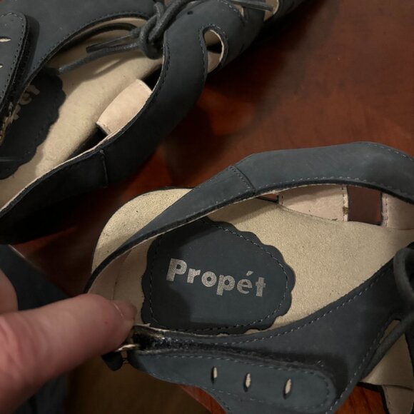 New Propet Navy  Lace up Sandal - Picture 5 of 5